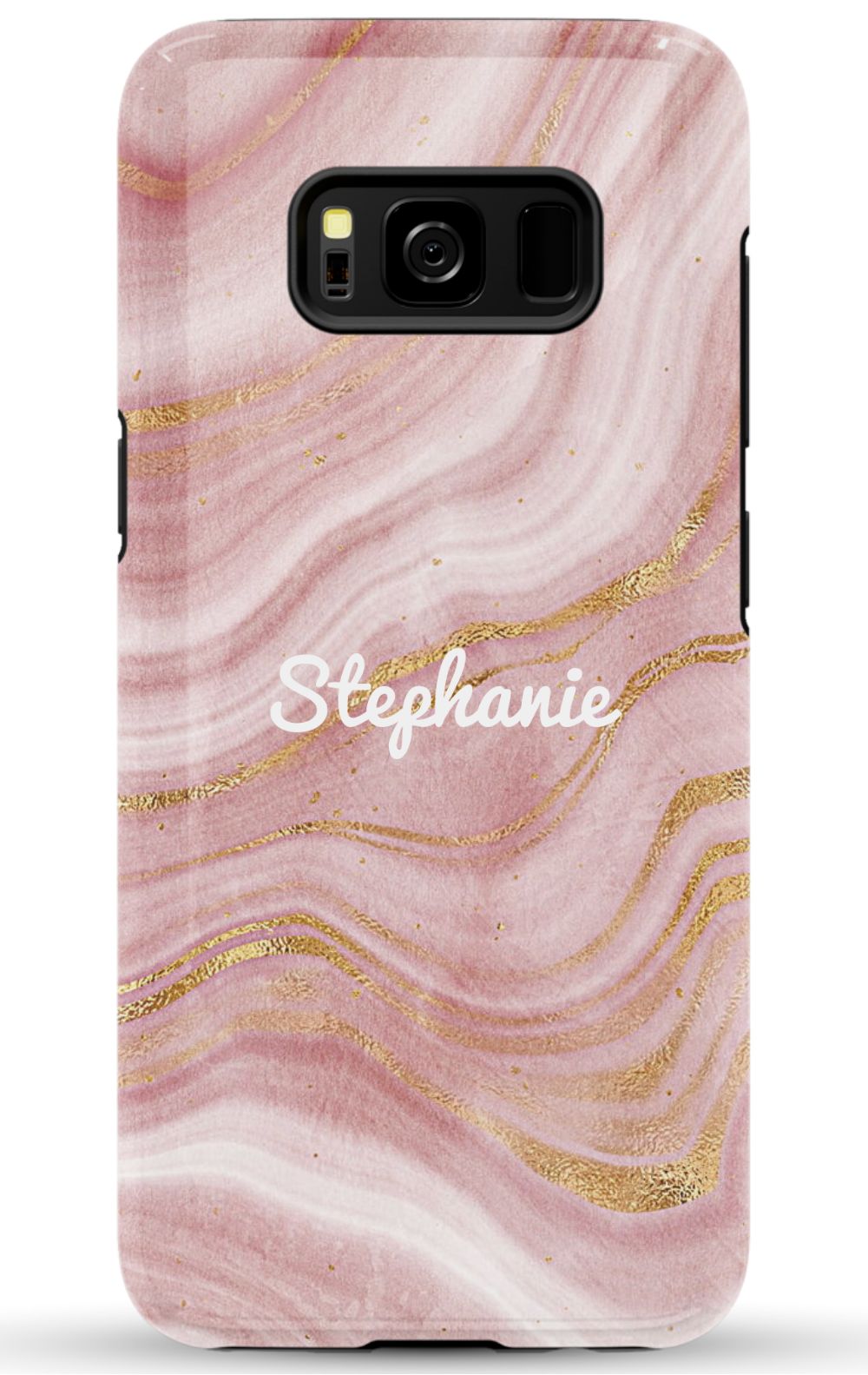 Personalized Pink Gold Emerald Phone Case