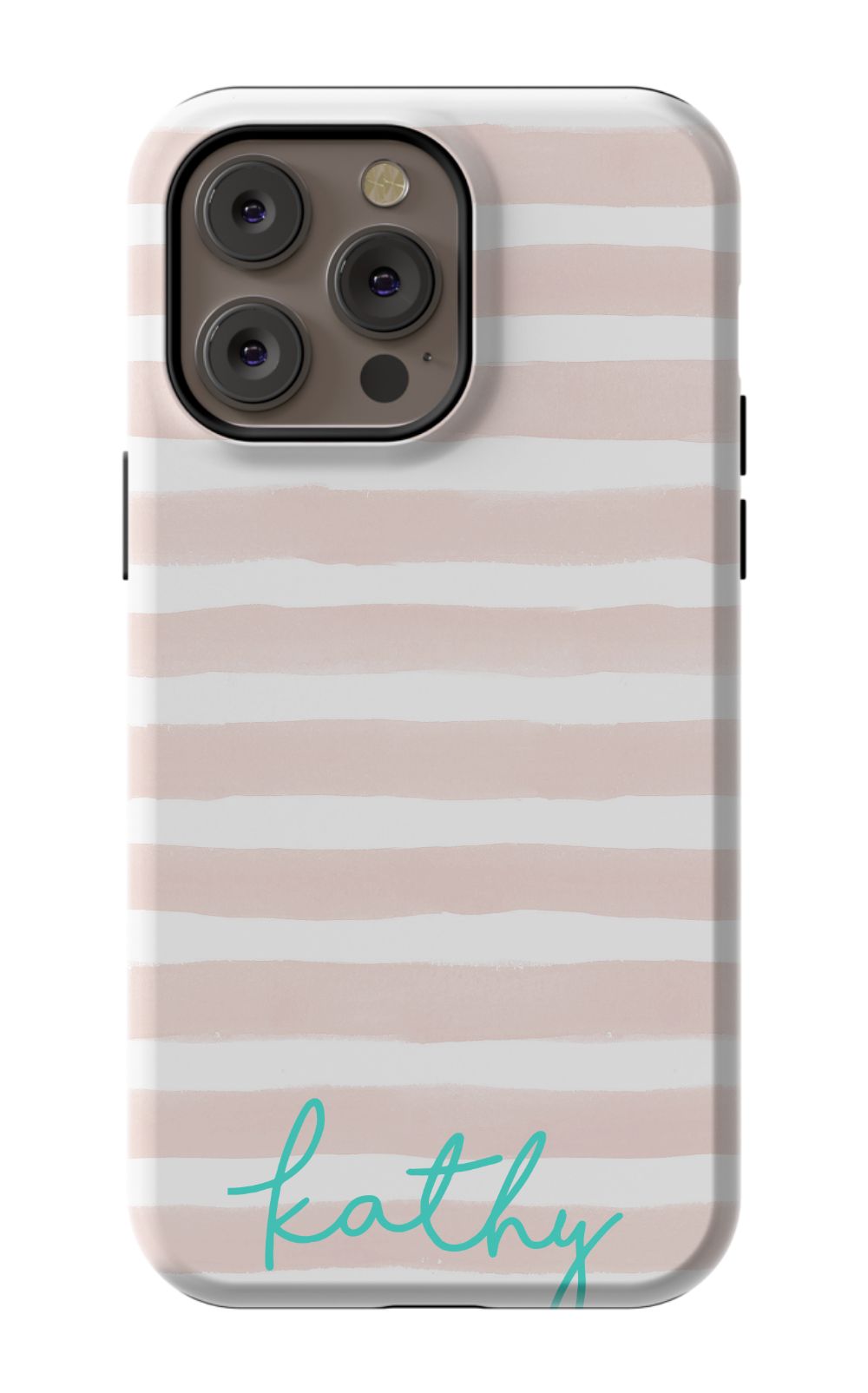 Personalized Pink Watercolor Phone Case
