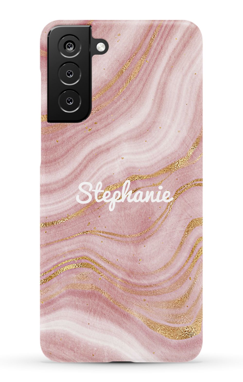 Personalized Pink Gold Emerald Phone Case