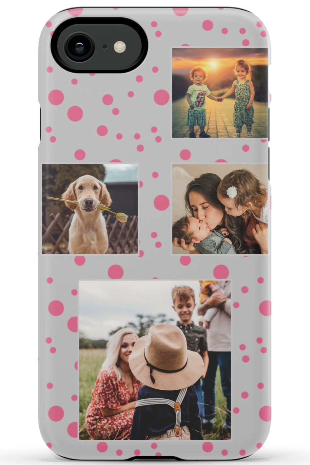 Personalized Gallery Polka Dot Phone Case