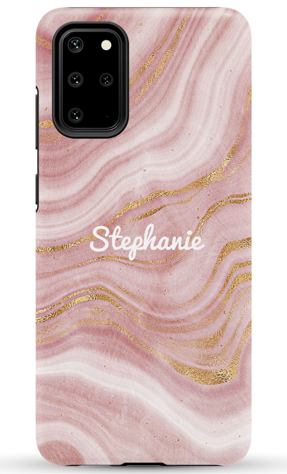 Personalized Pink Gold Emerald Phone Case