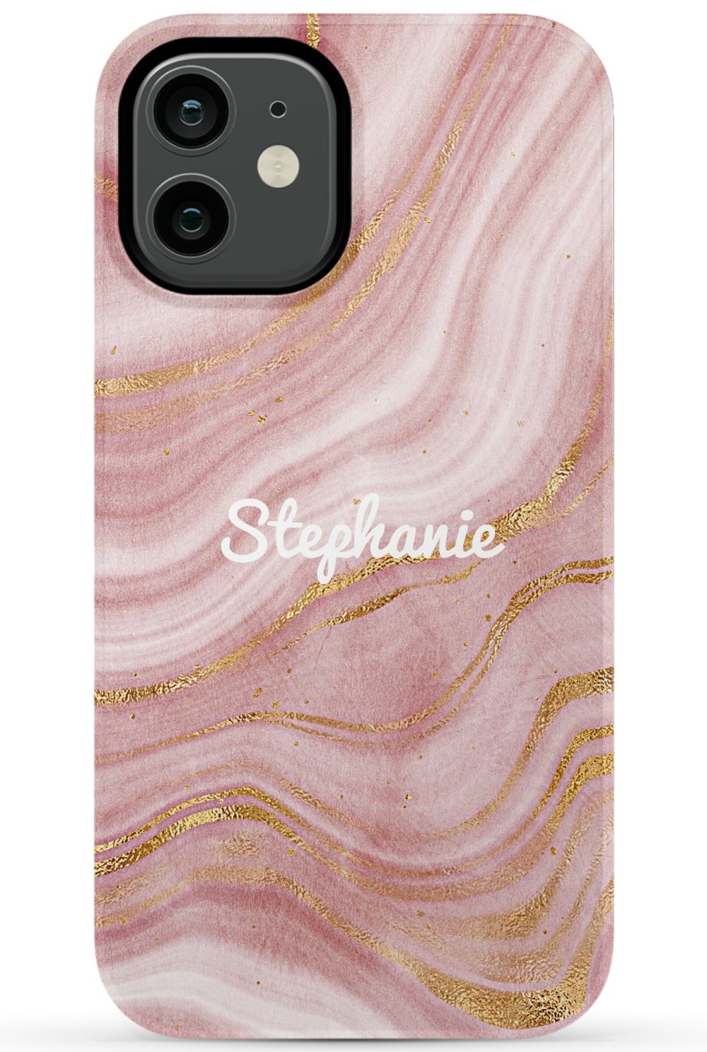 Personalized Pink Gold Emerald Phone Case