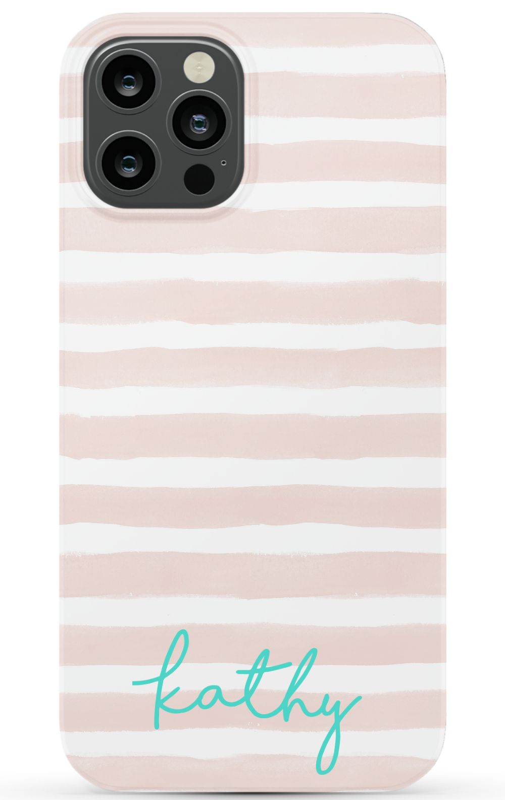 Personalized Pink Watercolor Phone Case