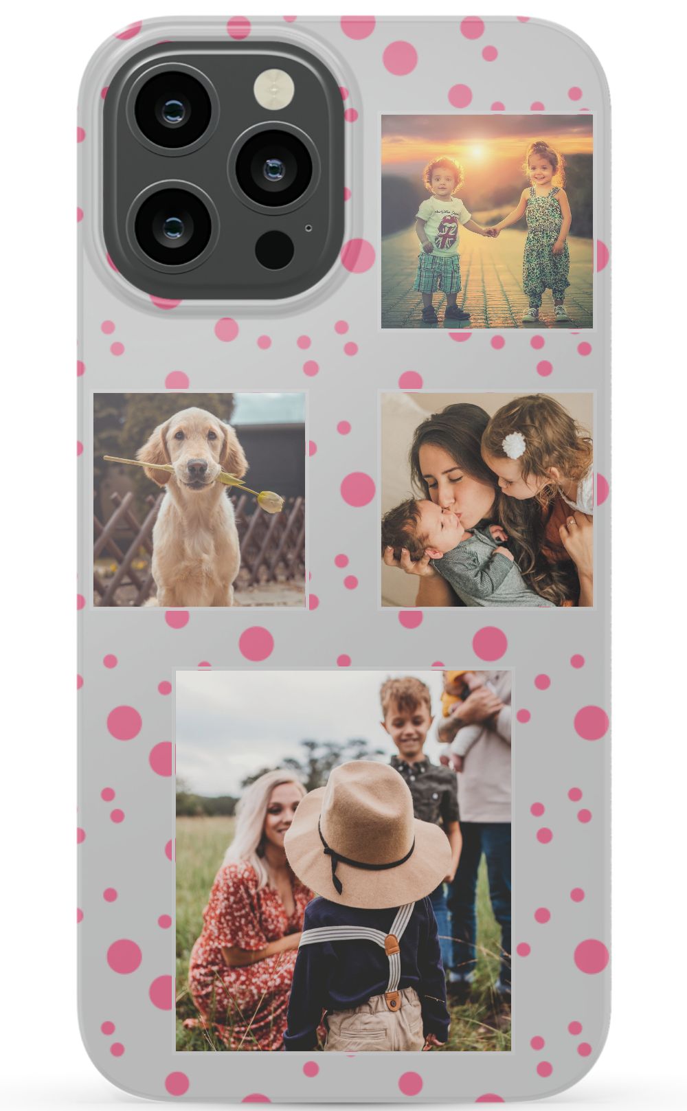 Personalized Gallery Polka Dot Phone Case