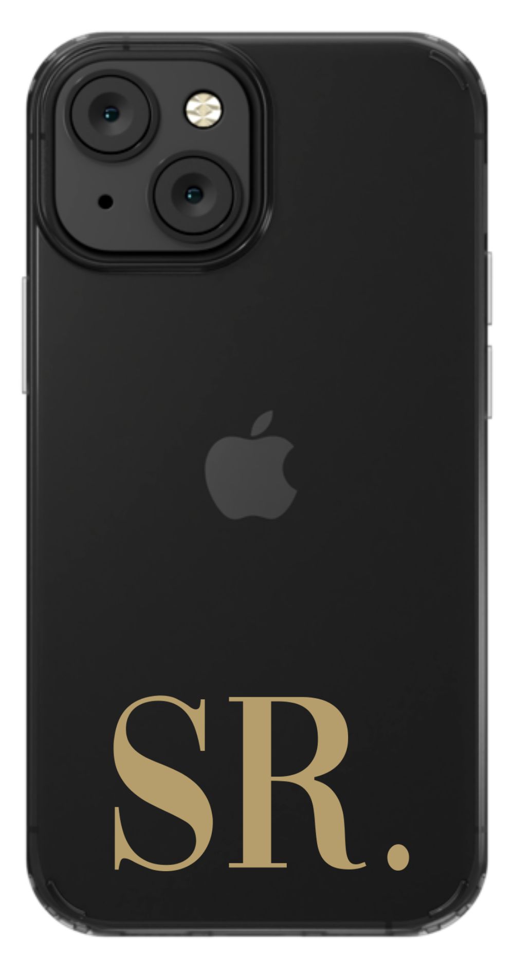 Your Initials on Clear Phone Case