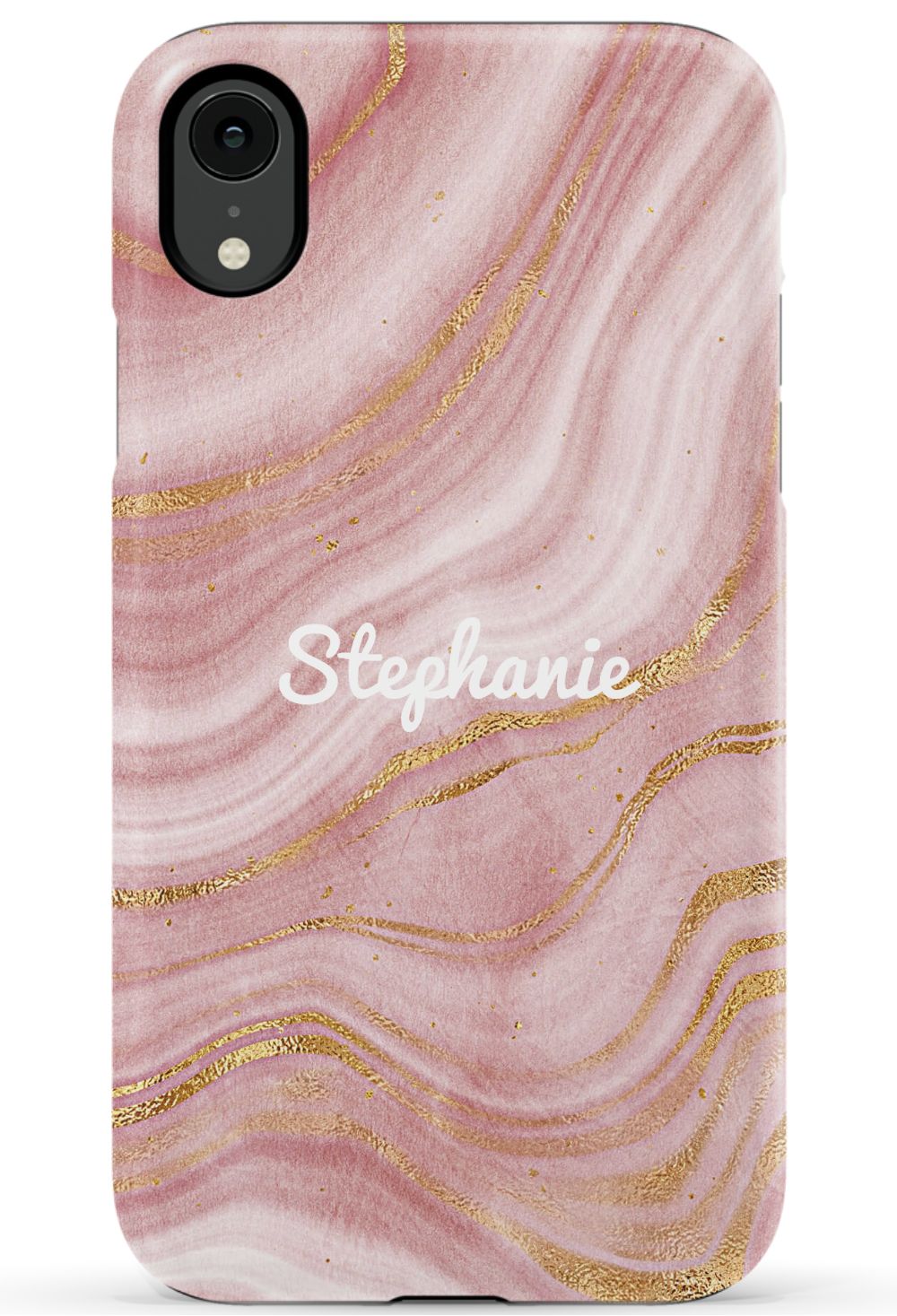 Personalized Pink Gold Emerald Phone Case