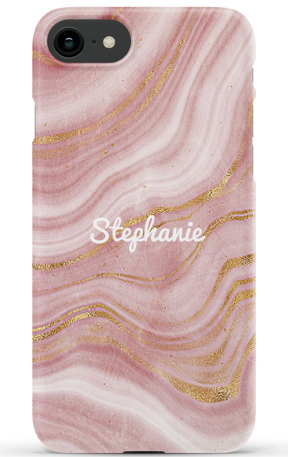 Personalized Pink Gold Emerald Phone Case