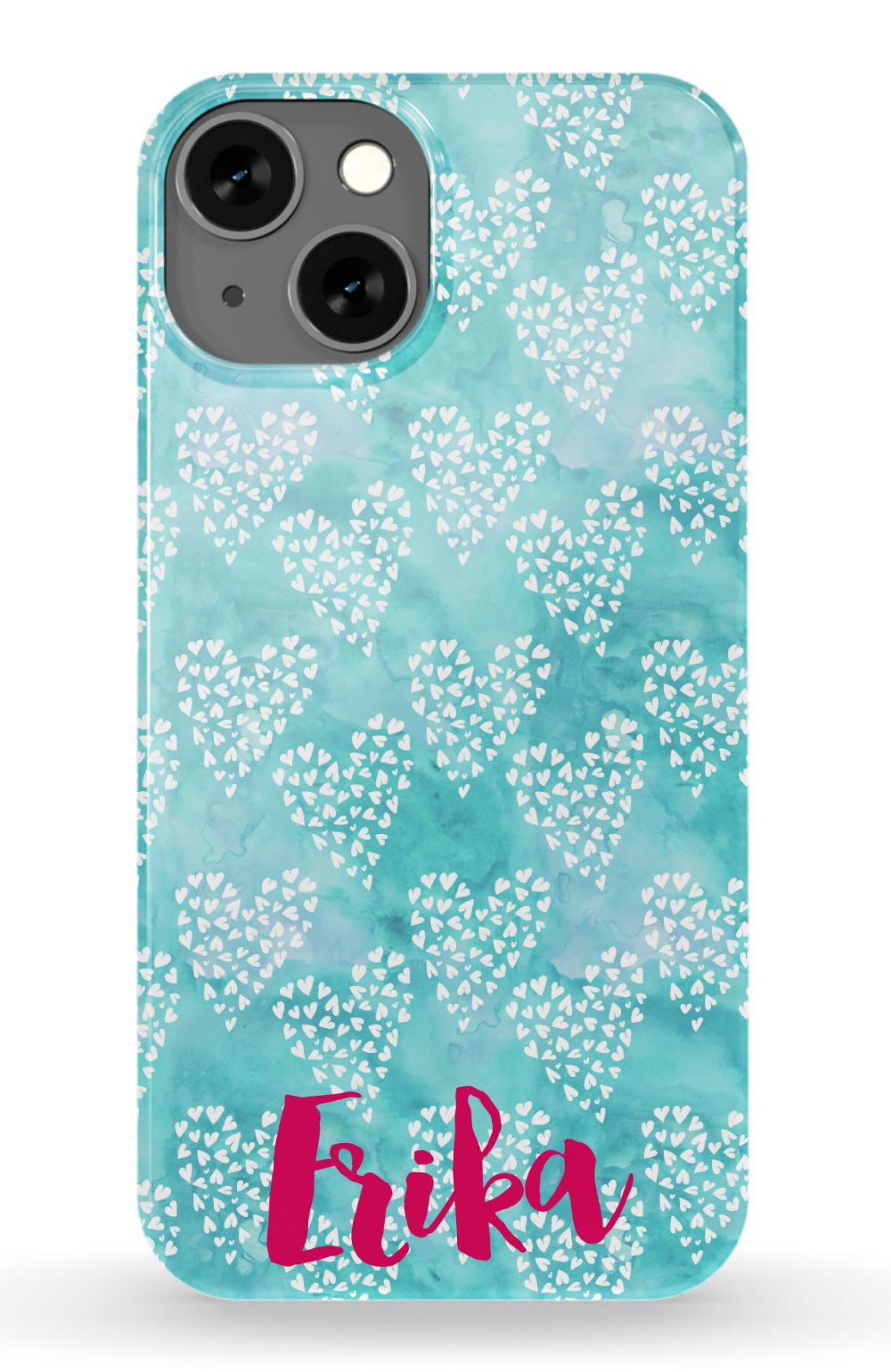Personalized Hearts Phone Case