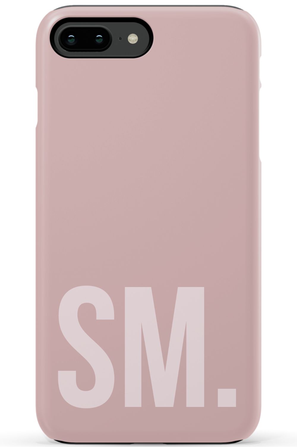 Nude Pink Personalized Monogram Phone Case