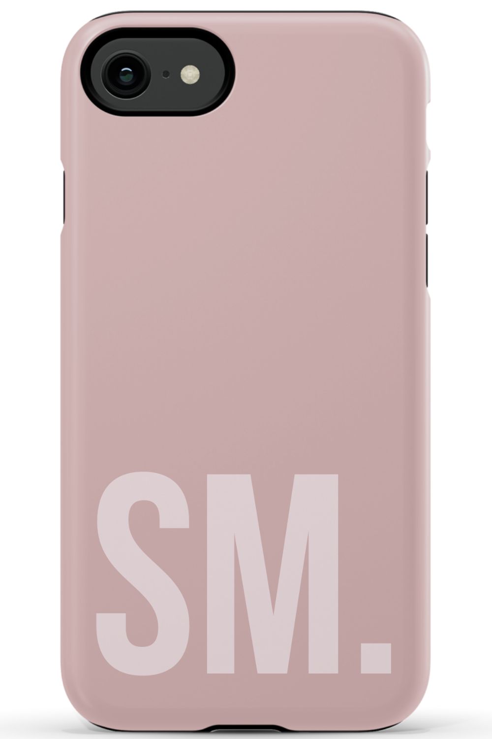 Nude Pink Personalized Monogram Phone Case