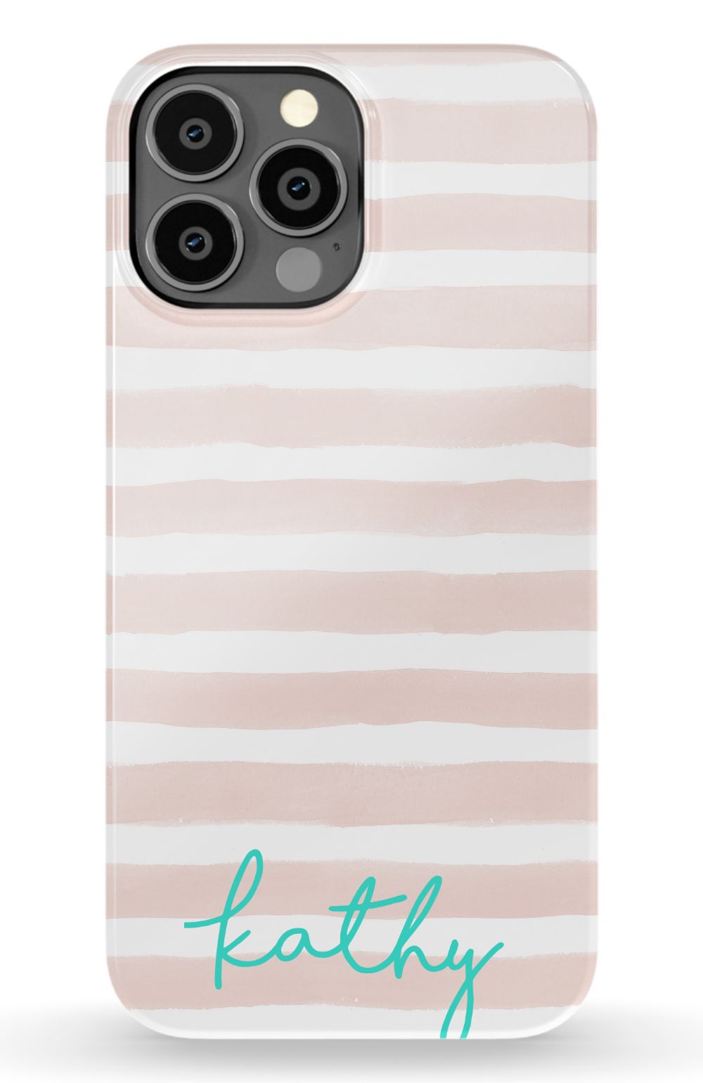 Personalized Pink Watercolor Phone Case