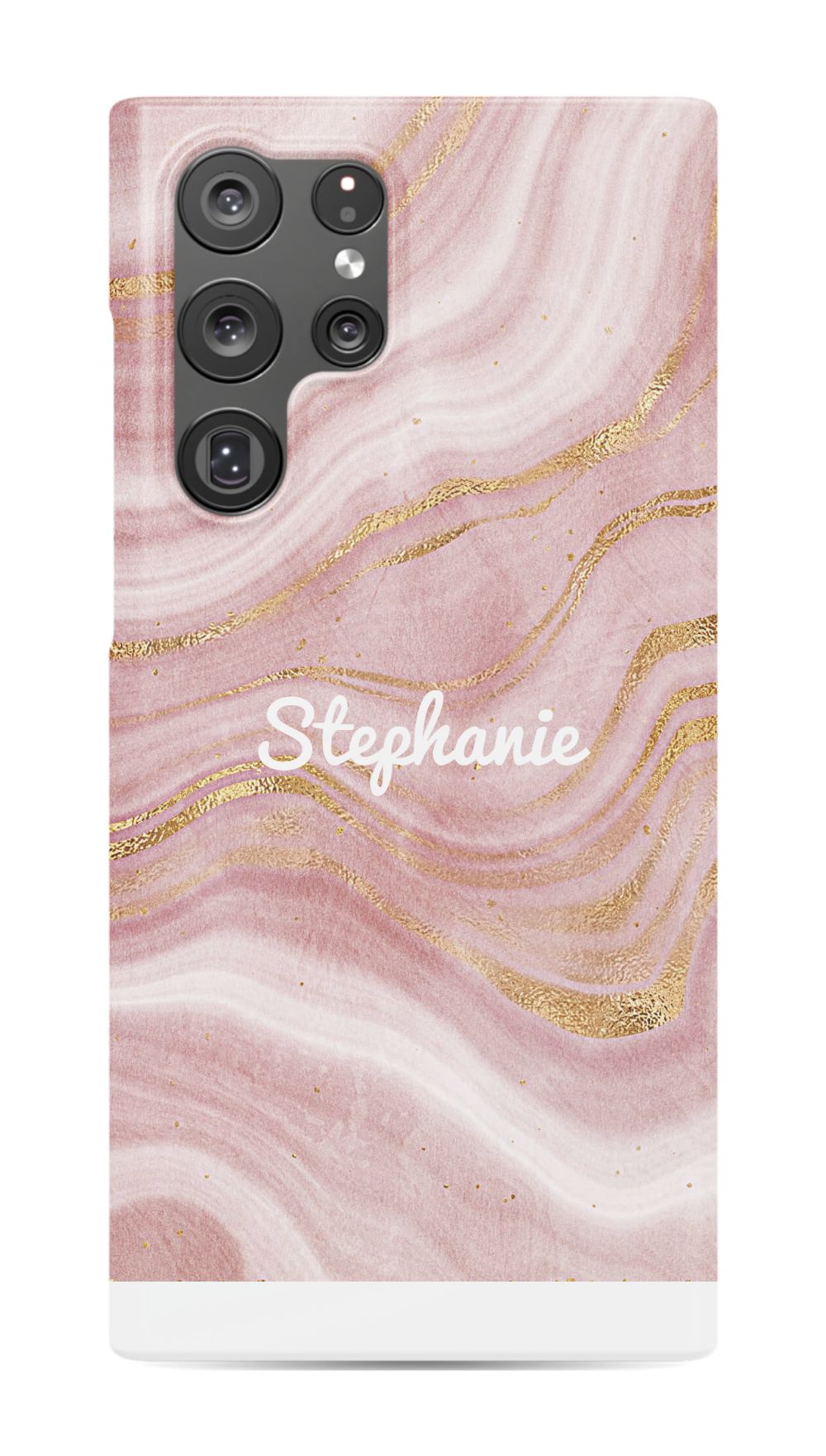 Personalized Pink Gold Emerald Phone Case