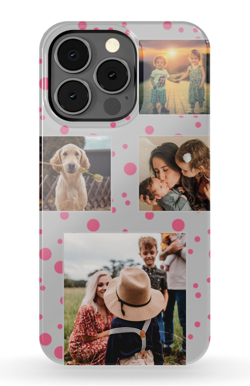 Personalized Gallery Polka Dot Phone Case