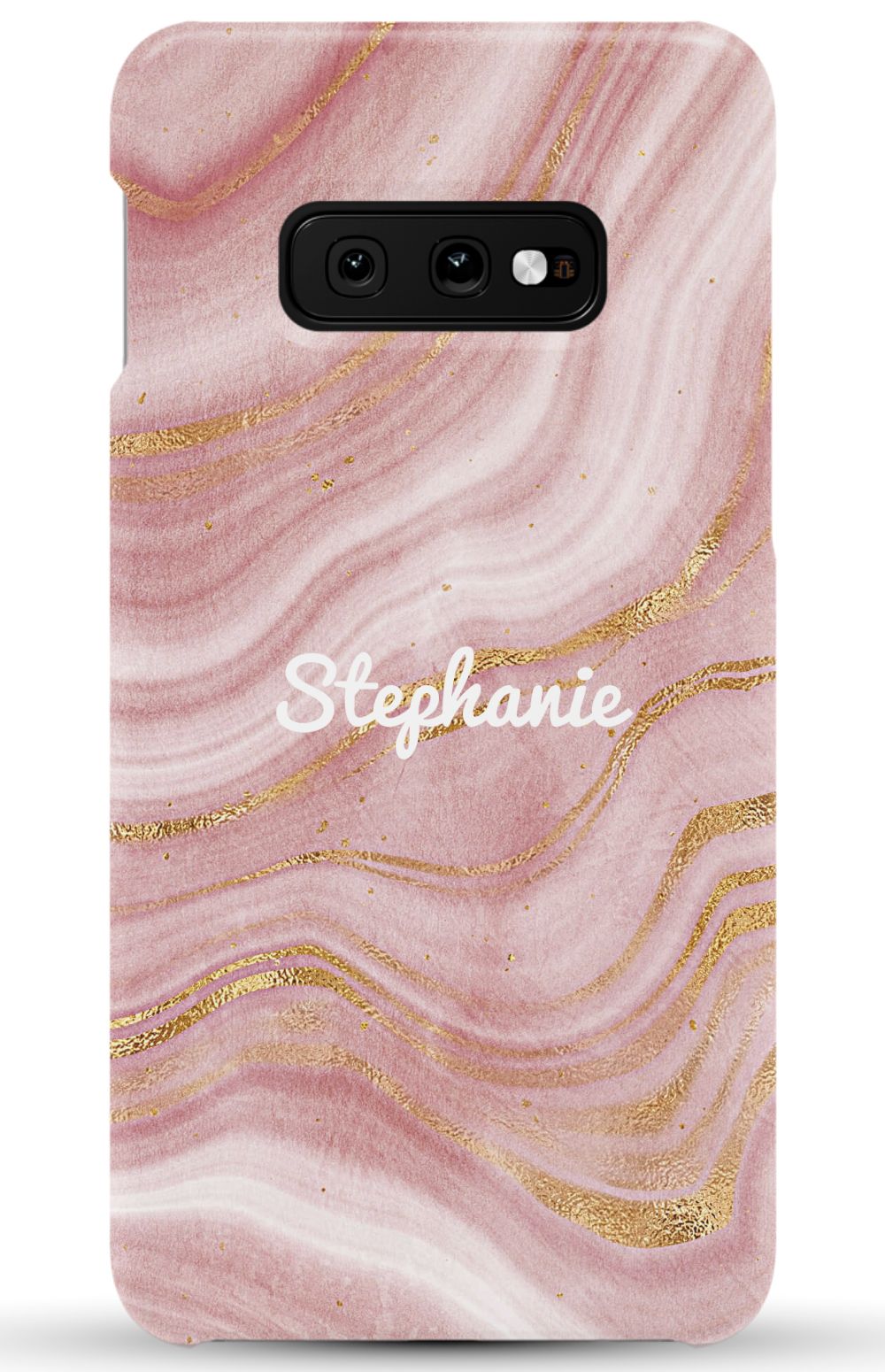 Personalized Pink Gold Emerald Phone Case