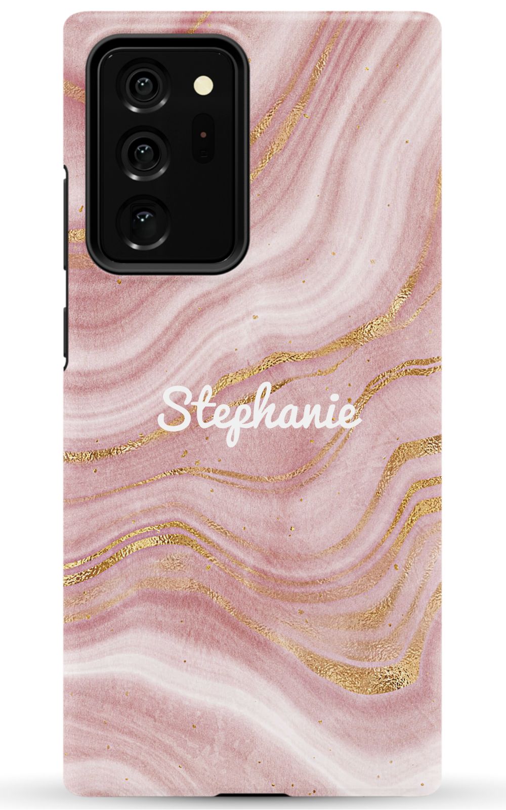 Personalized Pink Gold Emerald Phone Case