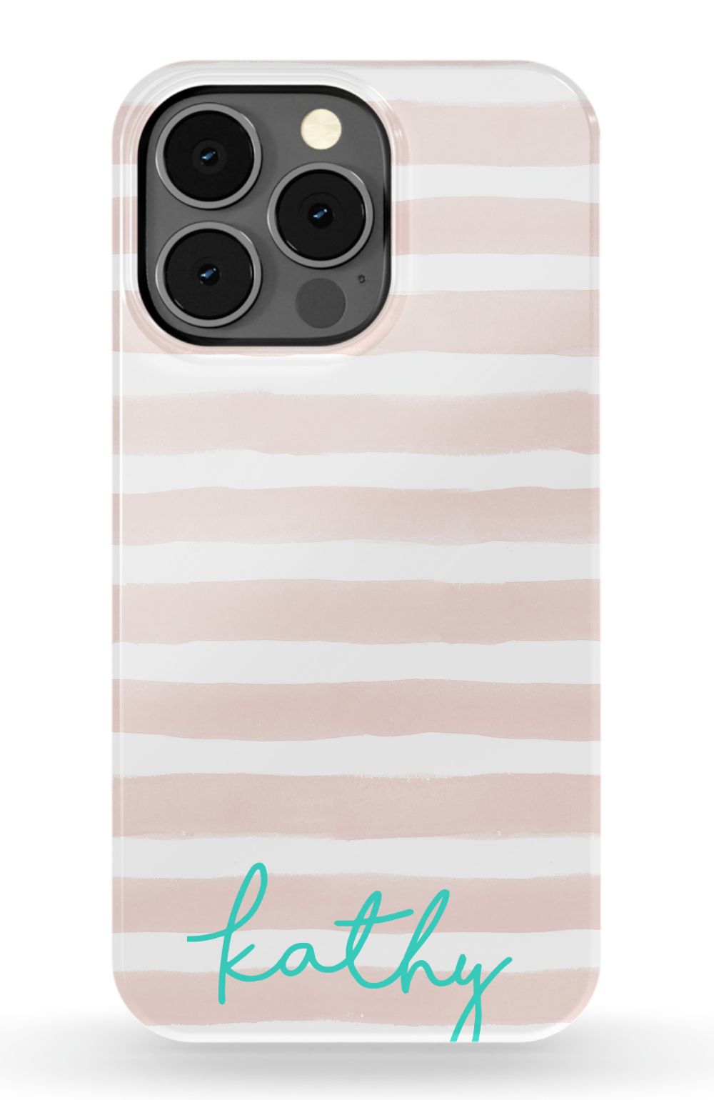 Personalized Pink Watercolor Phone Case