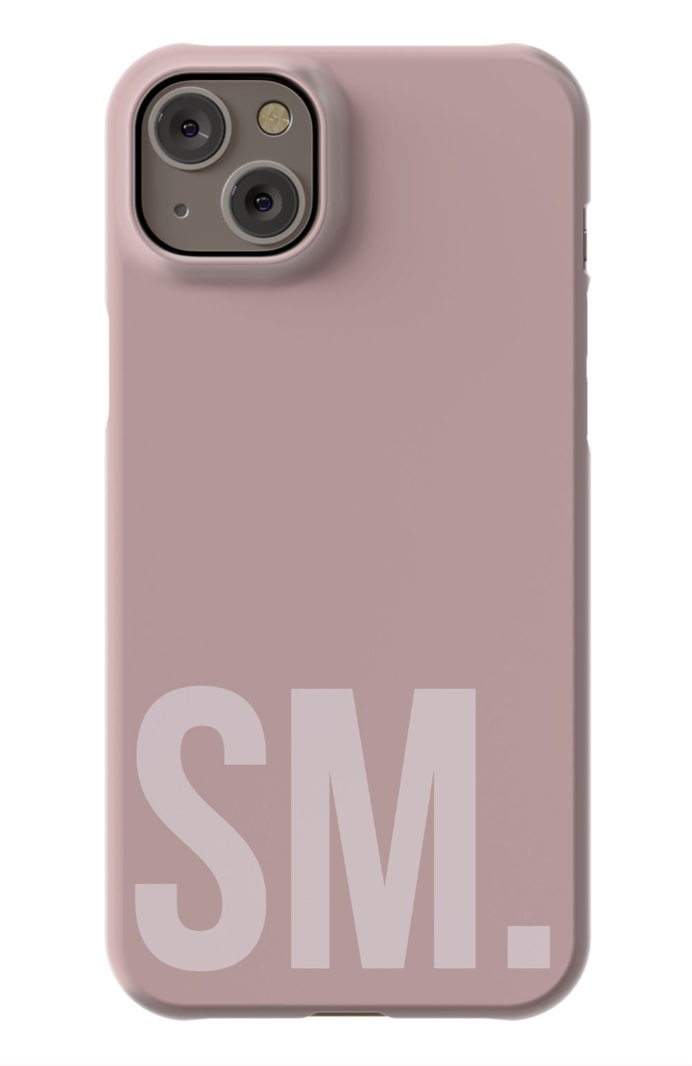 Nude Pink Personalized Monogram Phone Case