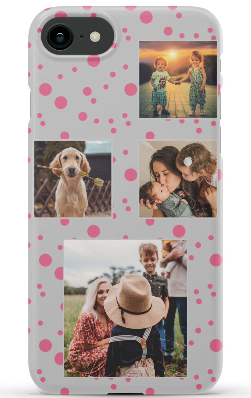 Personalized Gallery Polka Dot Phone Case