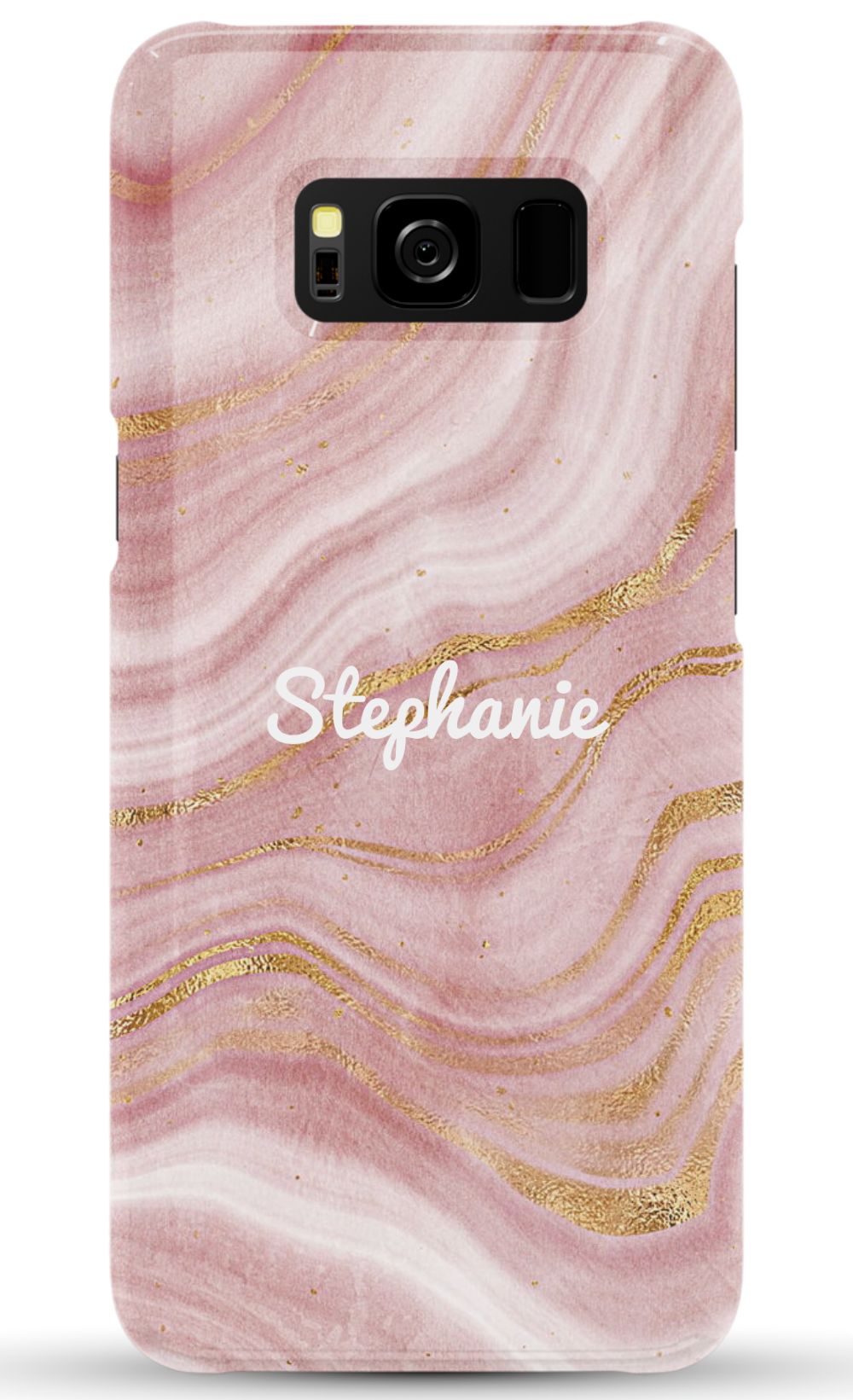 Personalized Pink Gold Emerald Phone Case