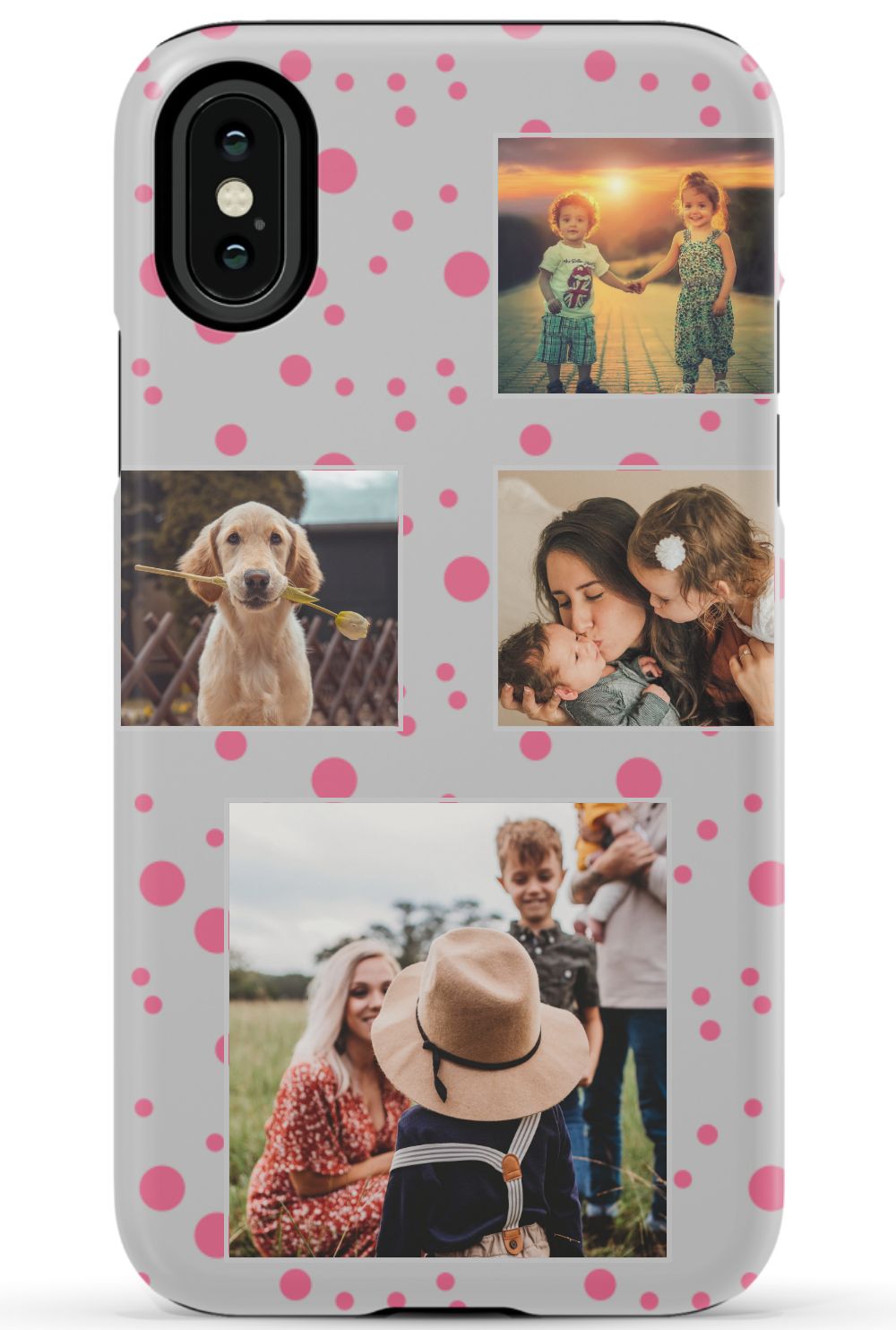 Personalized Gallery Polka Dot Phone Case