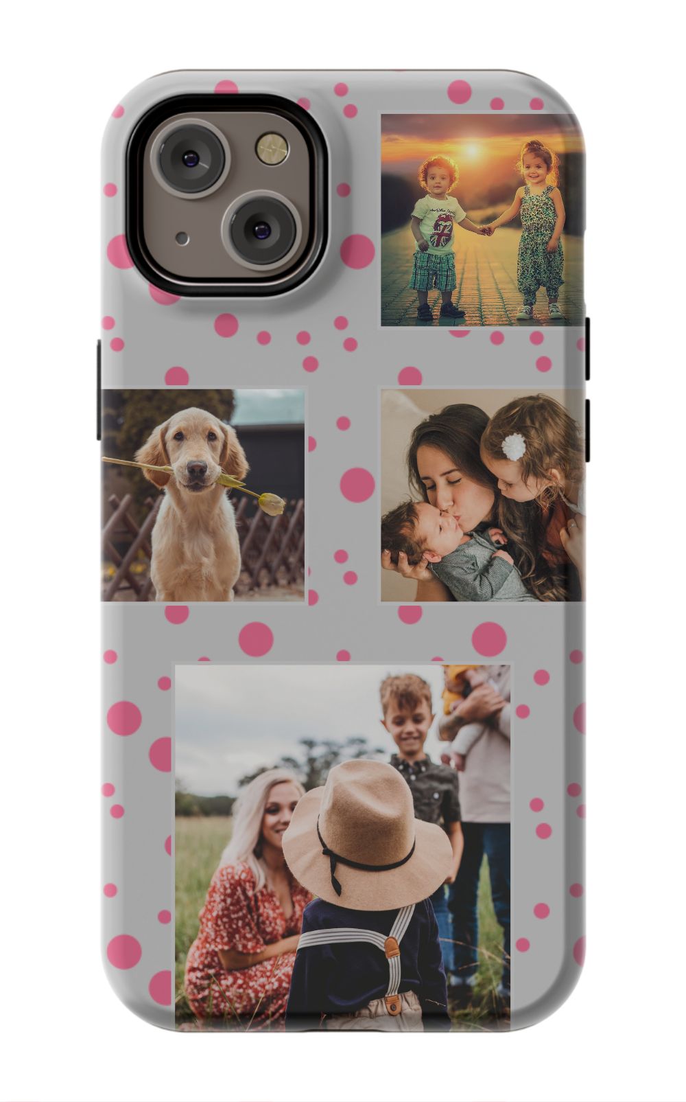 Personalized Gallery Polka Dot Phone Case