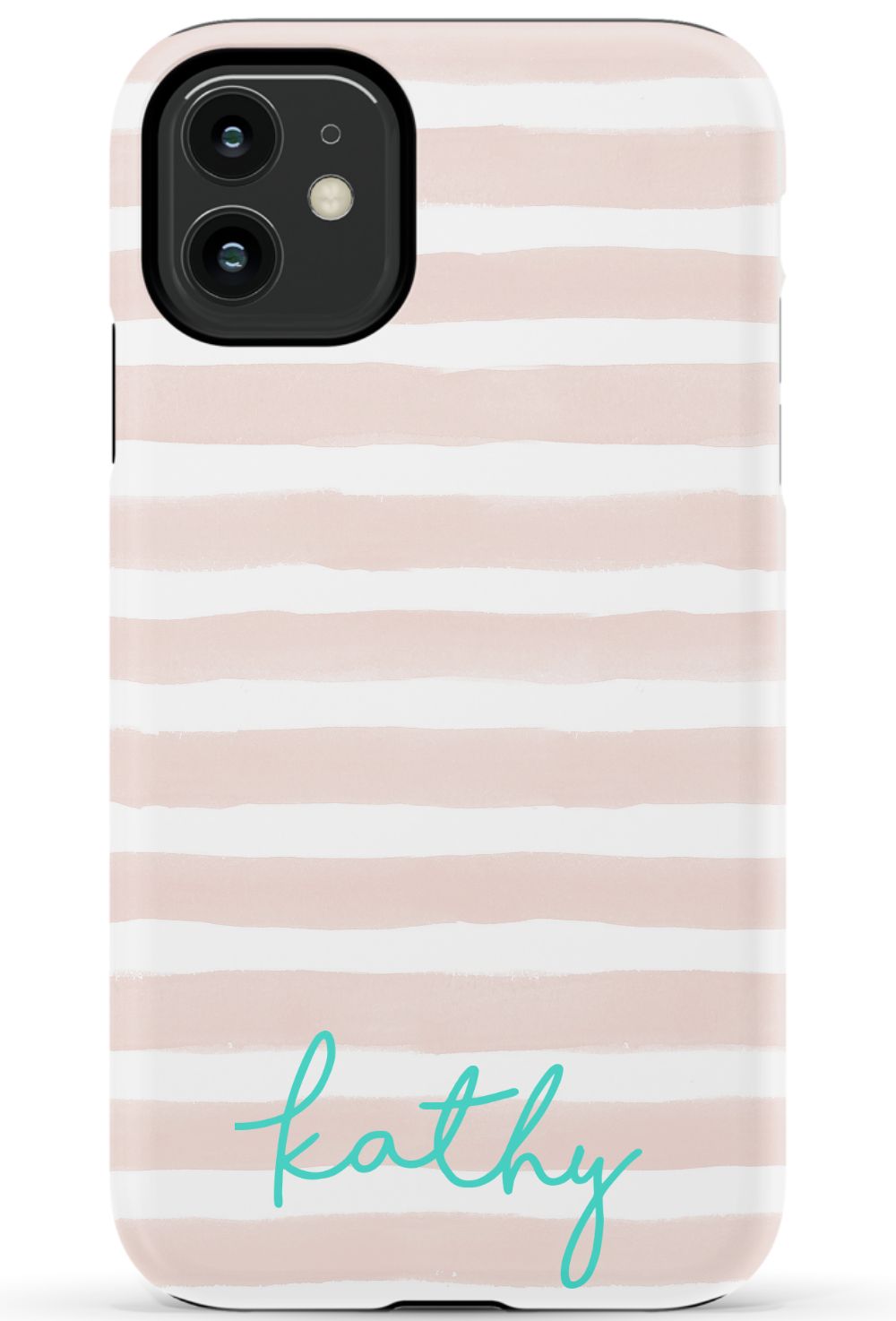 Personalized Pink Watercolor Phone Case