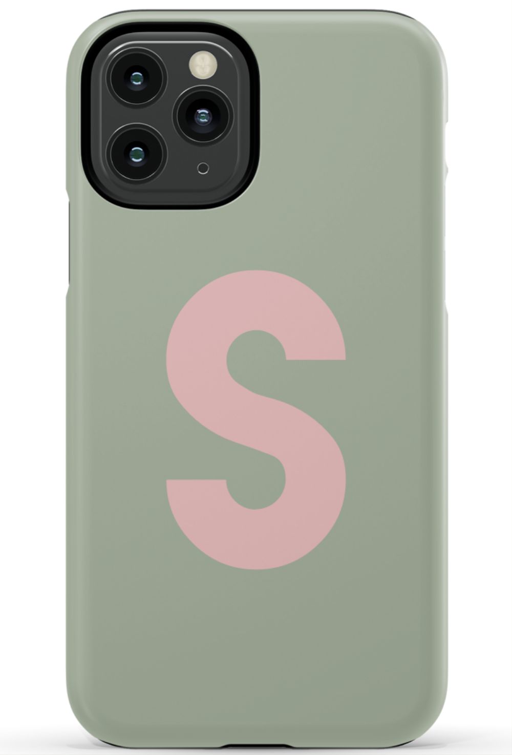 Nude Green Monogram Phone Case