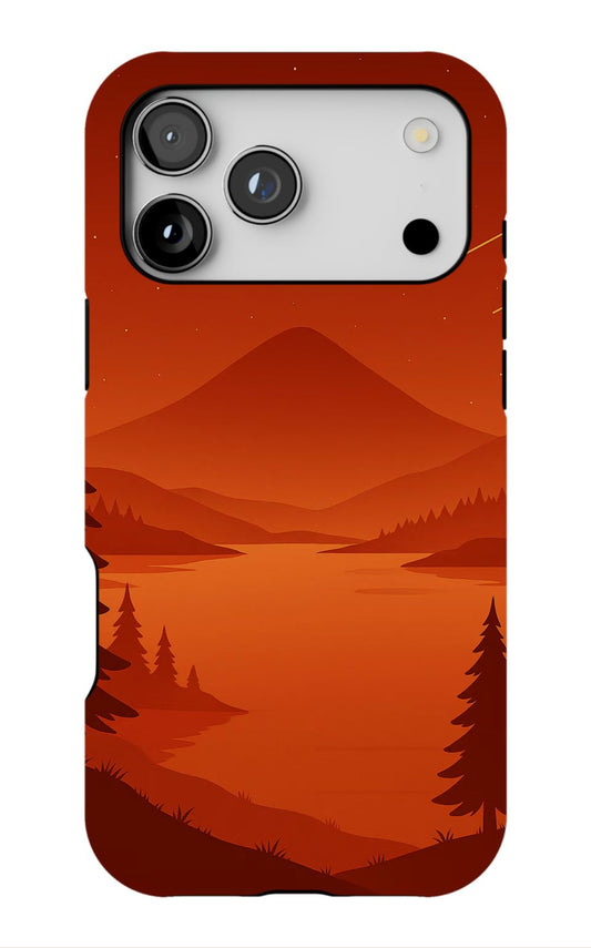Red Mountain Aesthetic Phone Case