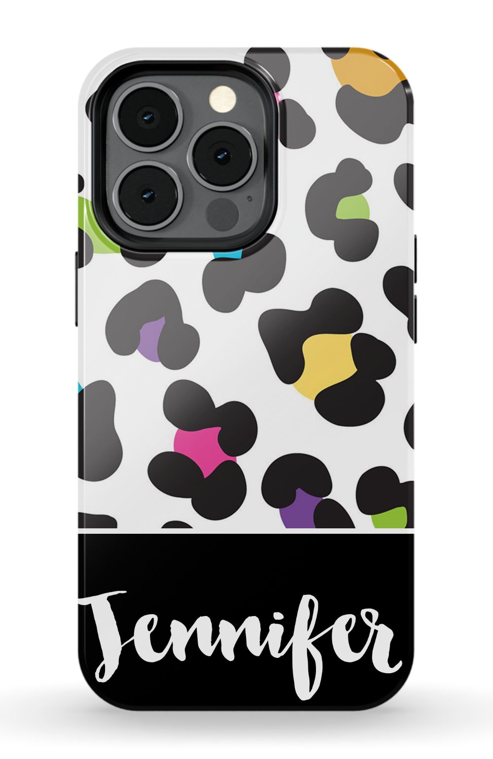 Personalized Colorful Leopard Phone Case