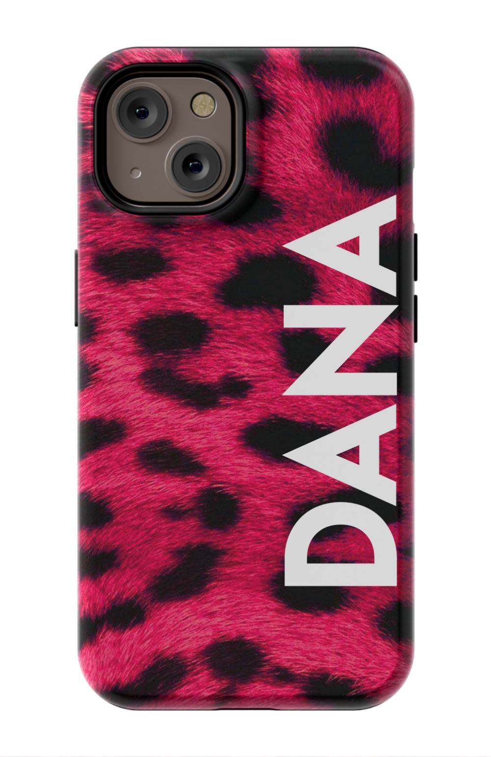 Personalized Pink Leopard Phone Case