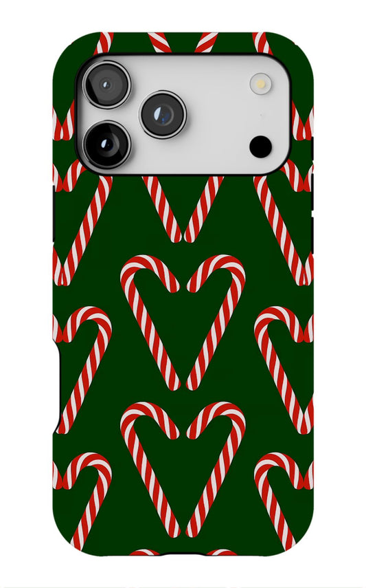 Candy Cane Heart Phone Case