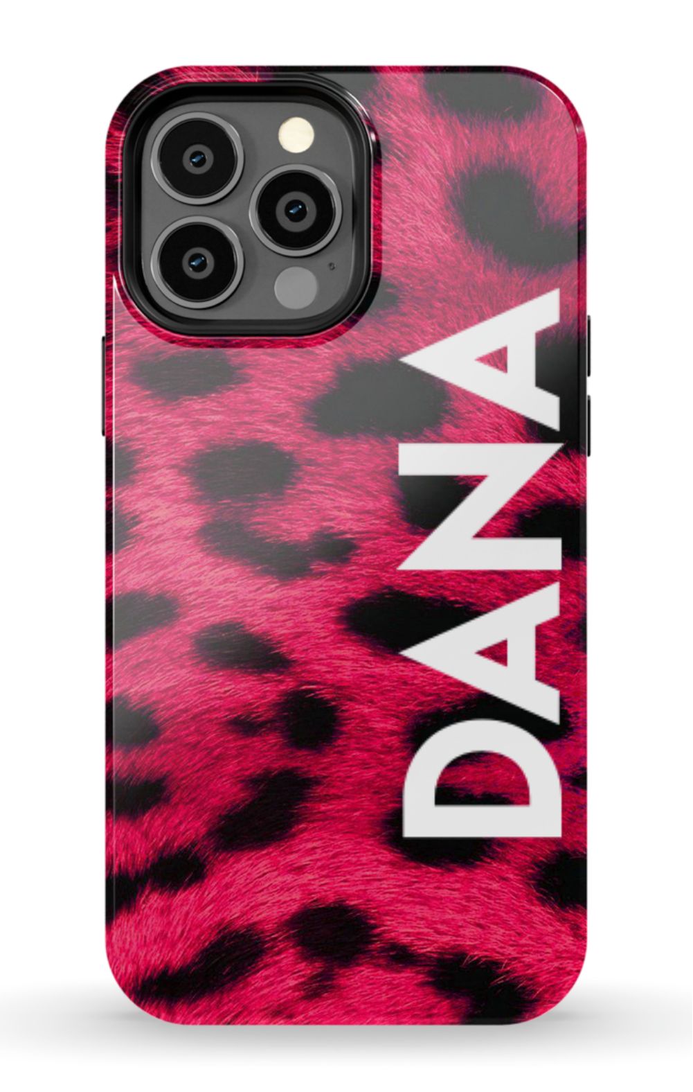 Personalized Pink Leopard Phone Case
