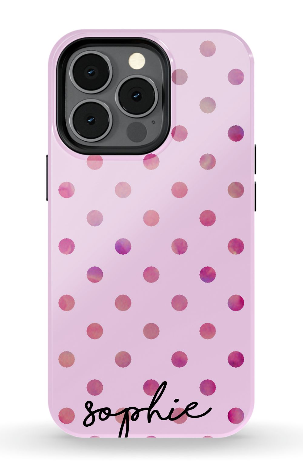 Personalized Colorful Polka Phone Case