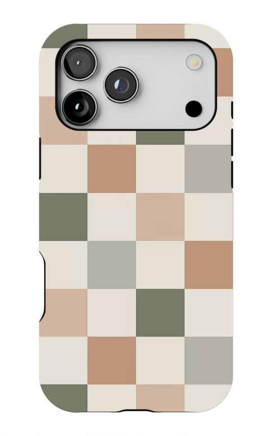Chic Checkerboard Phone Case