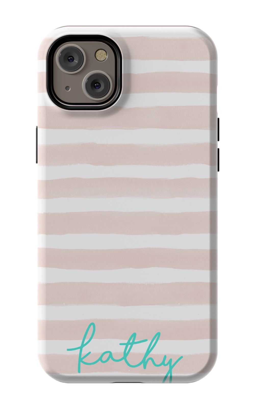 Personalized Pink Watercolor Phone Case