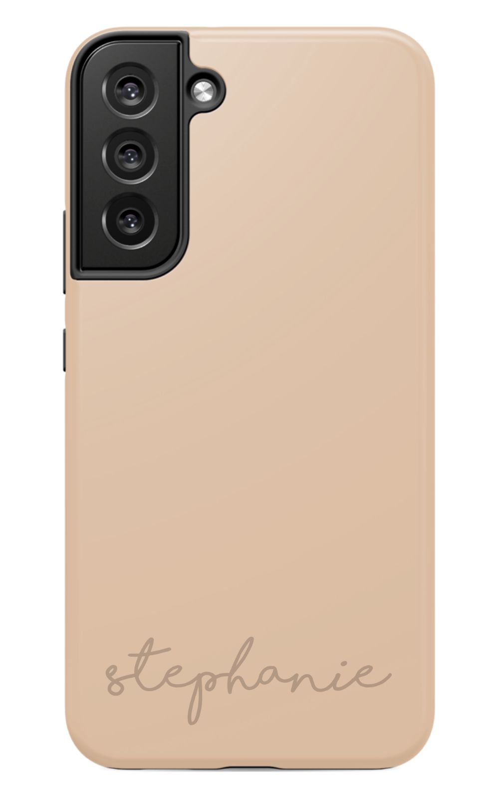 Nude Tan Monogram Phone Case