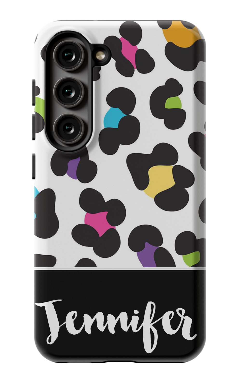 Personalized Colorful Leopard Phone Case