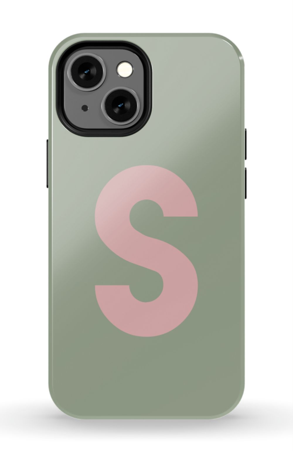 Nude Green Monogram Phone Case