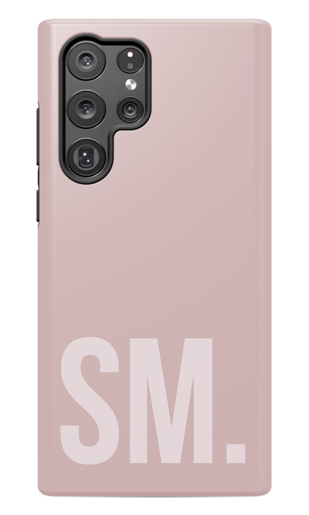 Nude Pink Personalized Monogram Phone Case