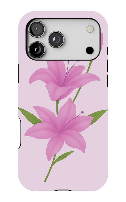 Pink Floral Aesthetic Phone Case