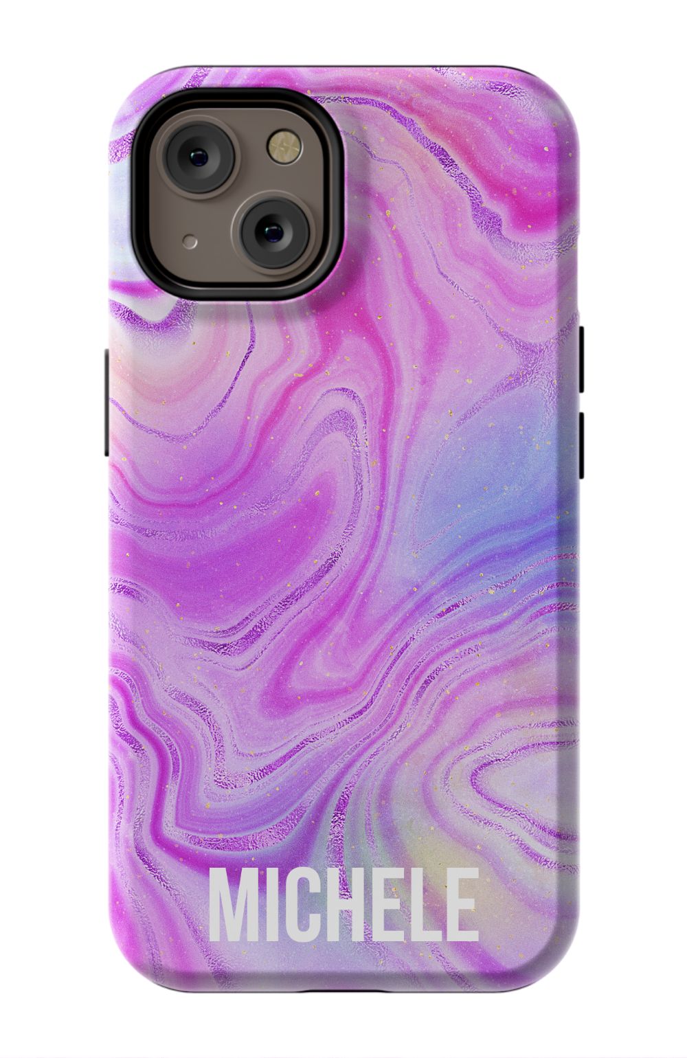 Personalized Pink Neon Emerald Phone Case