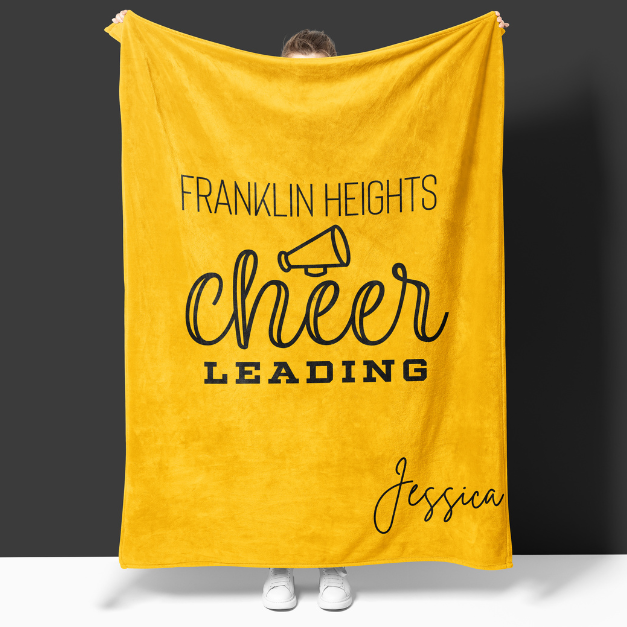 Personalized Cheer Blanket