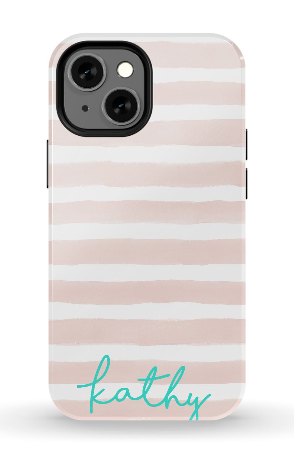 Personalized Pink Watercolor Phone Case