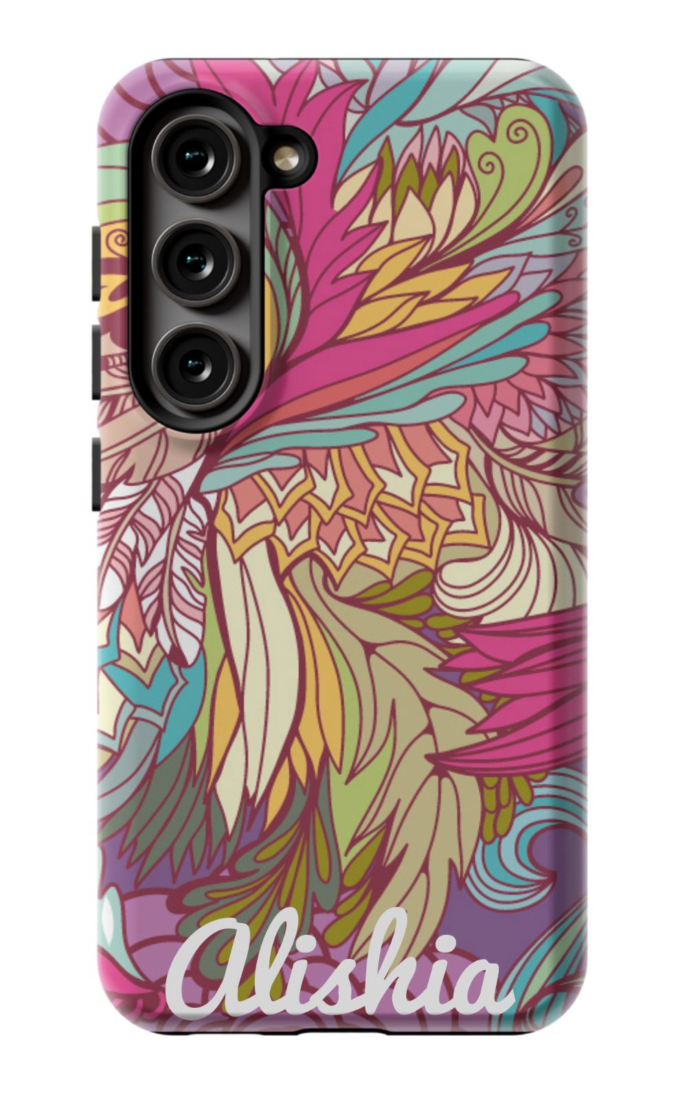 Personalized Floral Phone Case