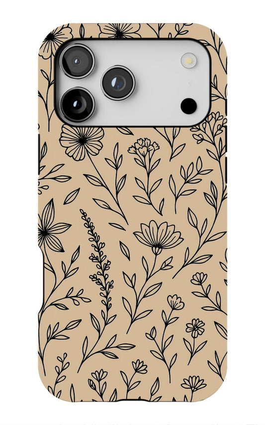 Floral Chic Aesthetic Phone Case