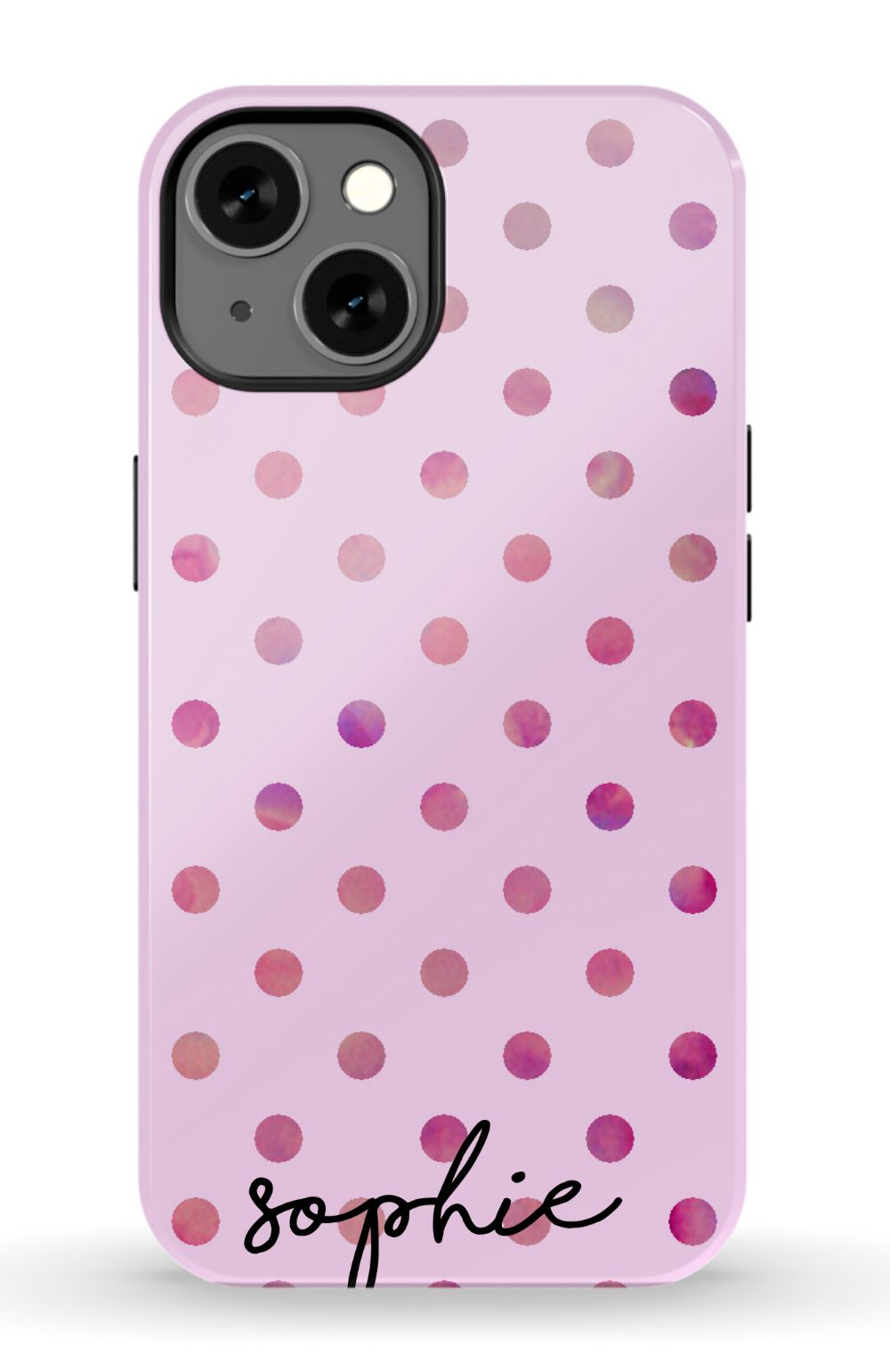 Personalized Colorful Polka Phone Case