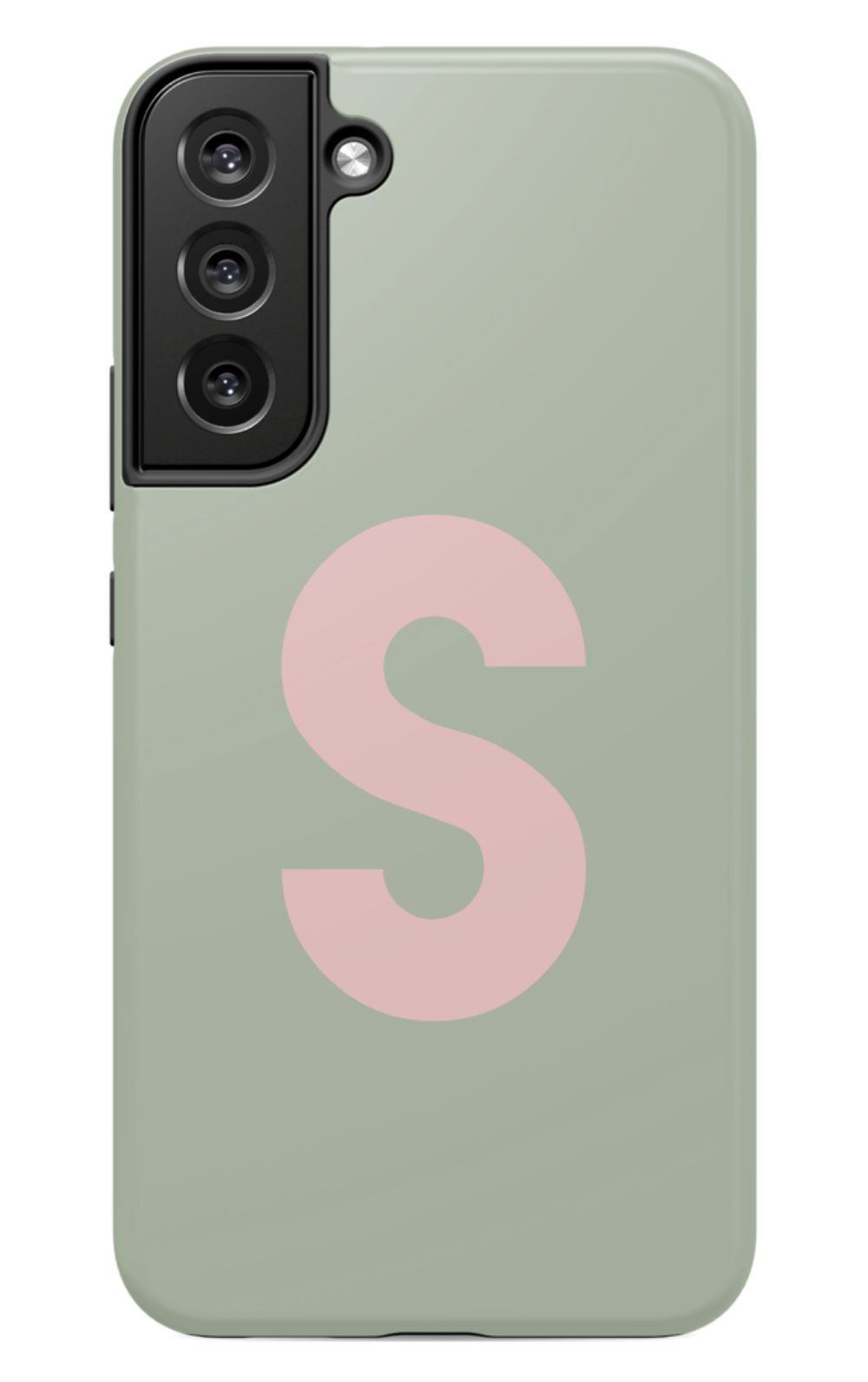 Nude Green Monogram Phone Case