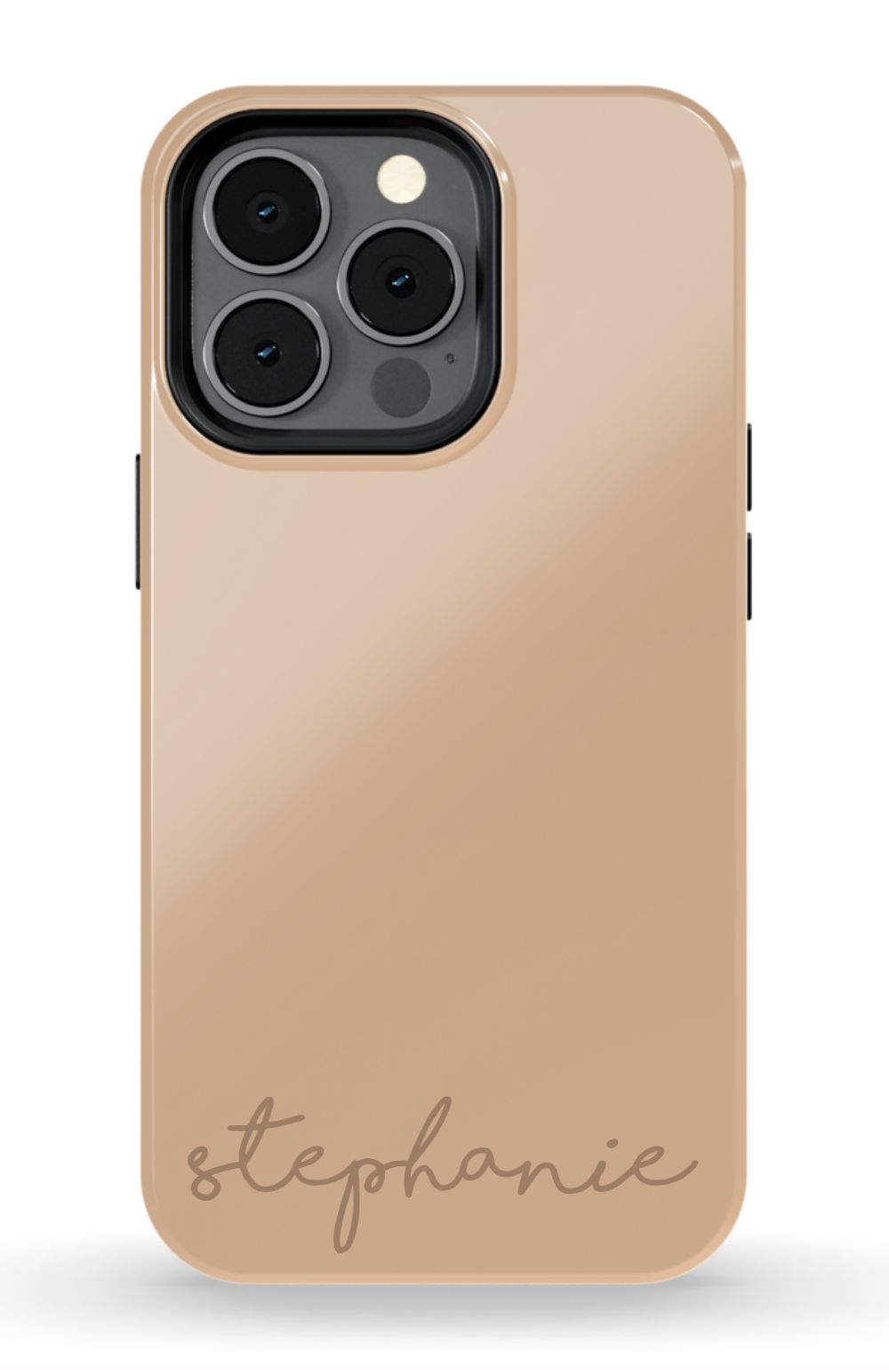 Nude Tan Monogram Phone Case