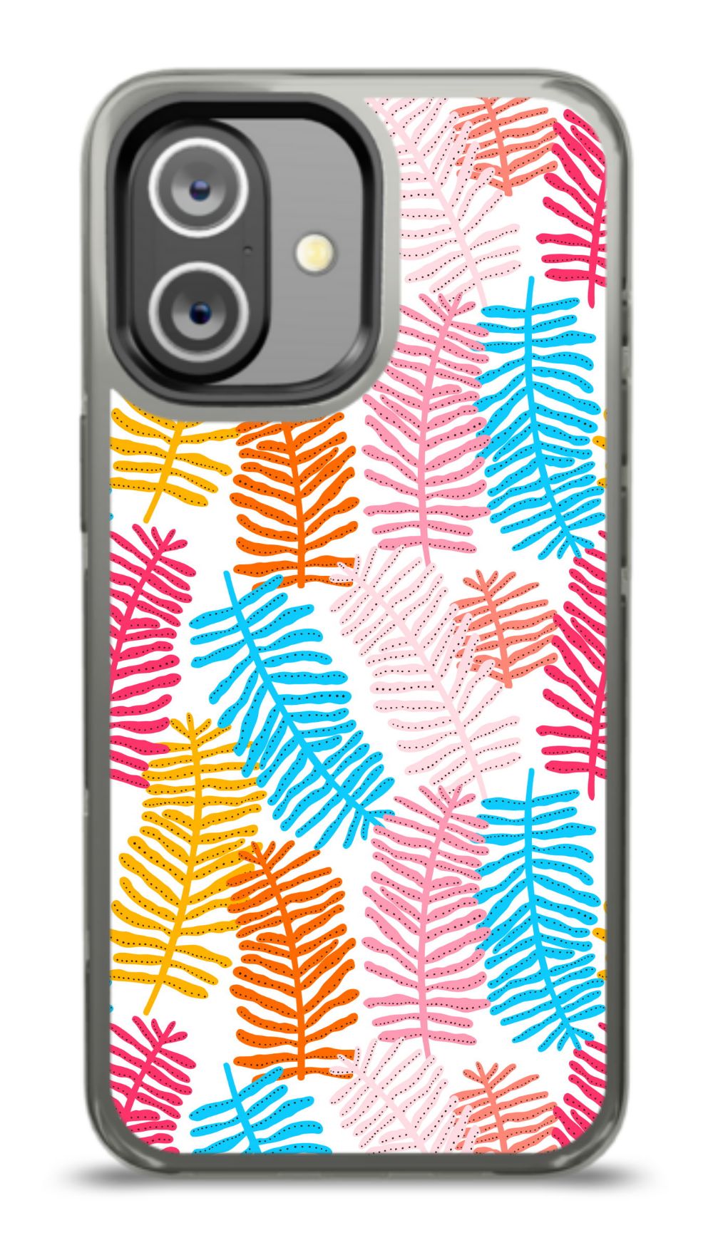 Colorful Fern Pattern Phone Case