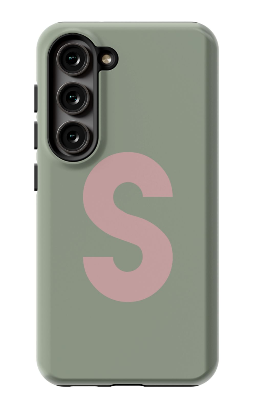 Nude Green Monogram Phone Case
